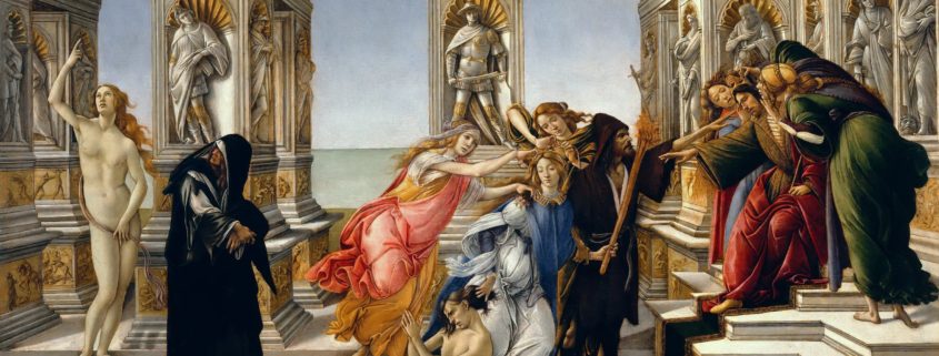 The Calumny of Apelles (Botticelli 1494)